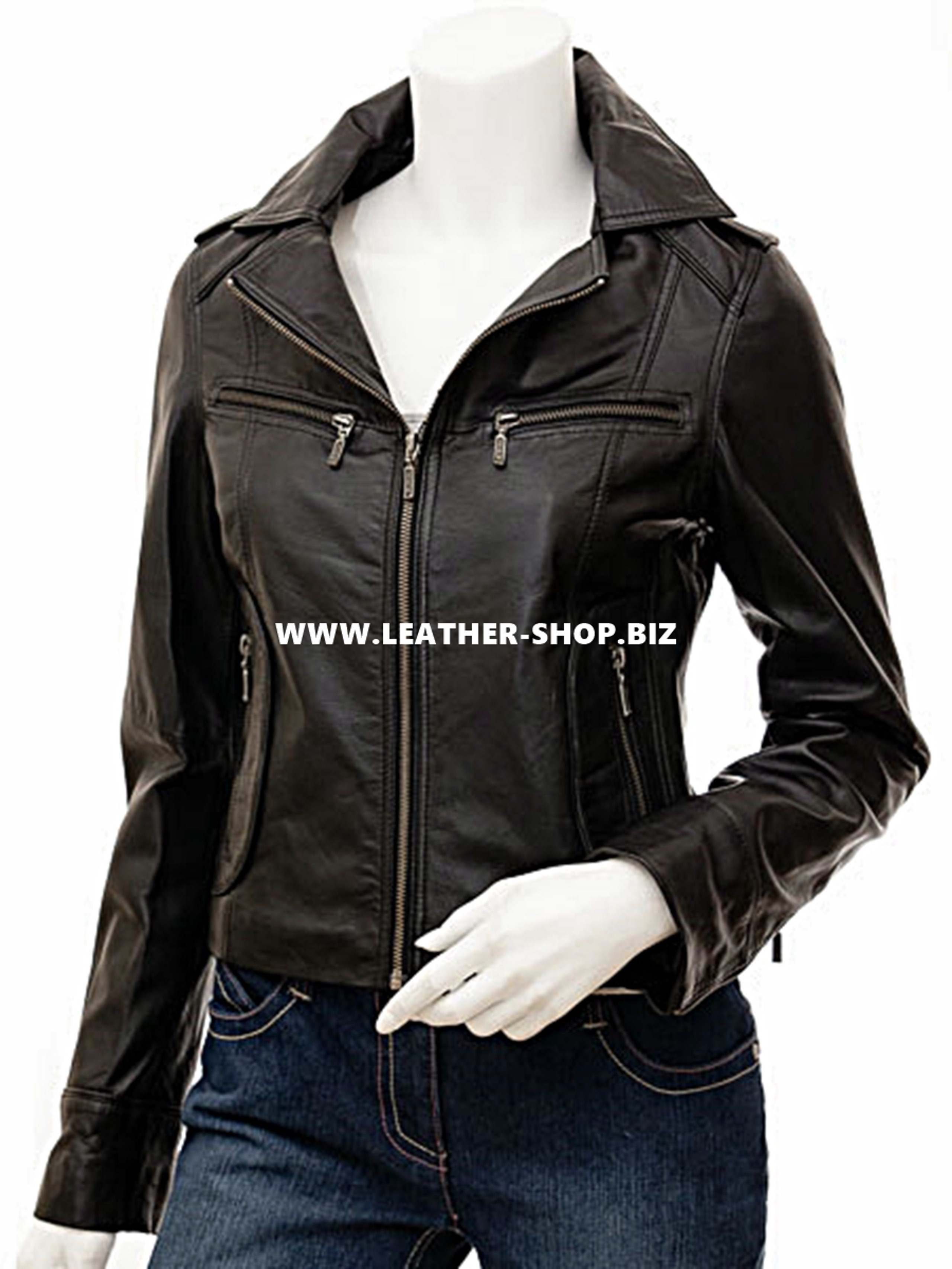 Custom Leather Jackets Motorcycle style LLJ611 Made In 9 Colors