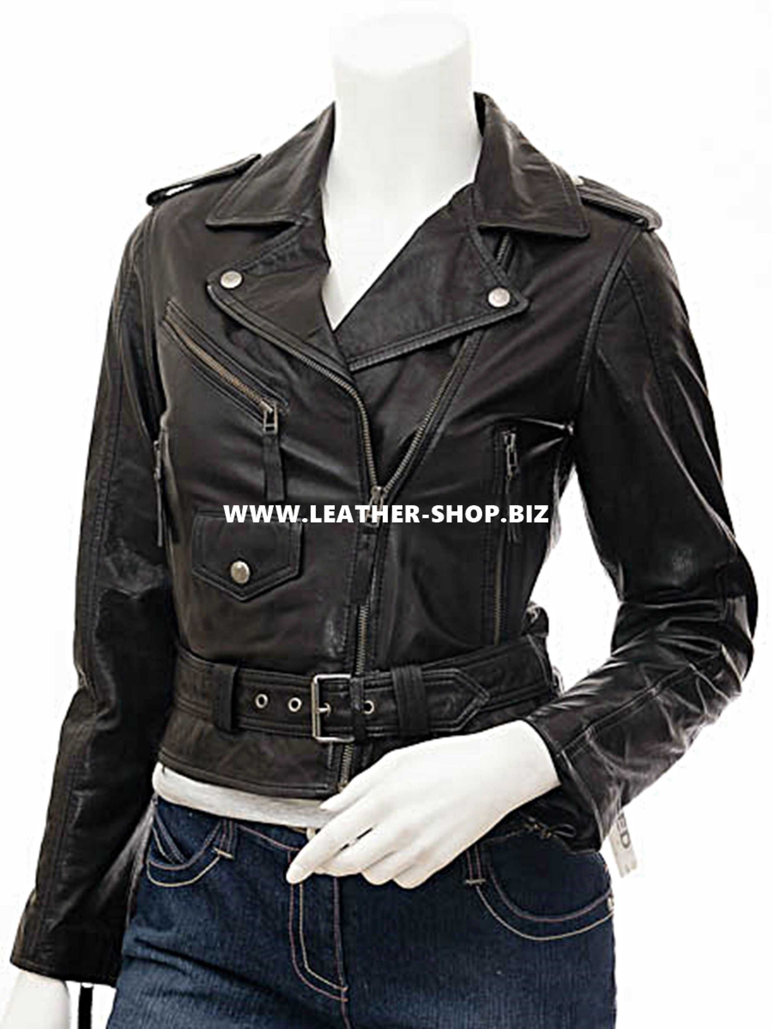 Custom Leather Jackets Motorcycle style LLJ615 Order It Now