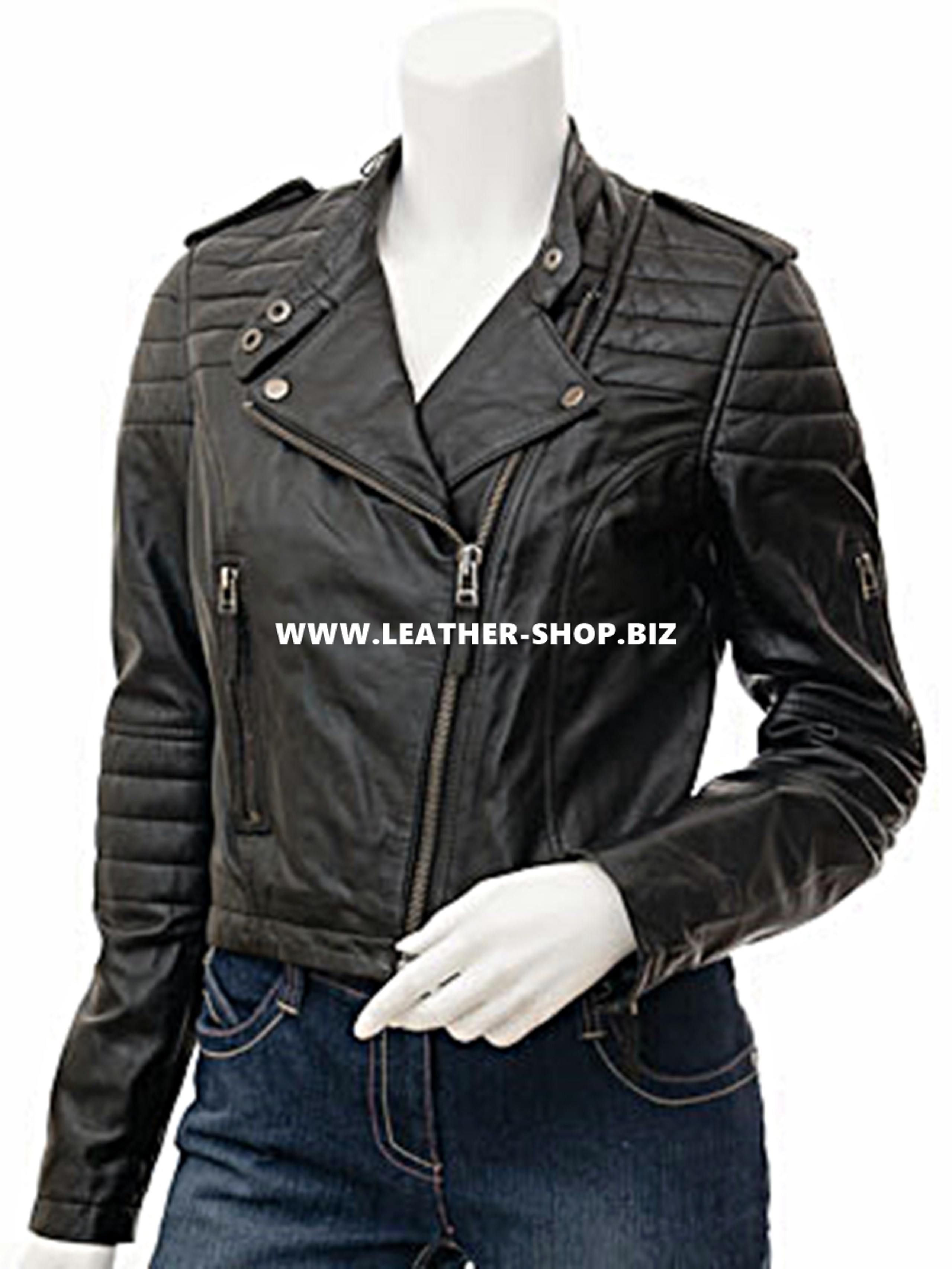 Custom Leather Jackets Motorcycle style LLJ619 Made In 9 Colors