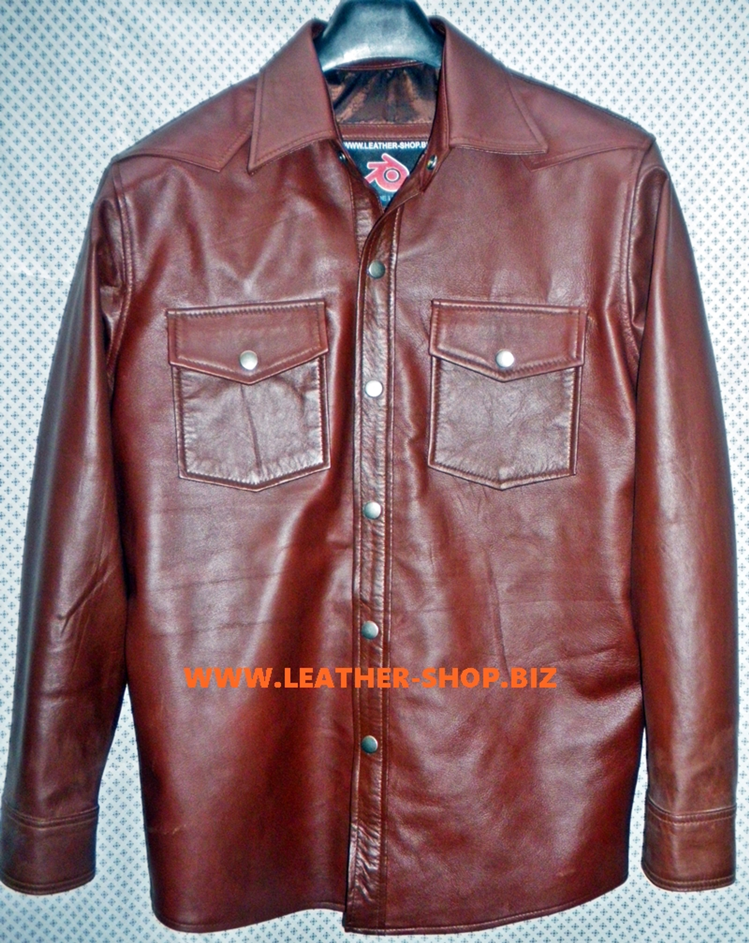 Leather Shirt Style LS026 Custom Made