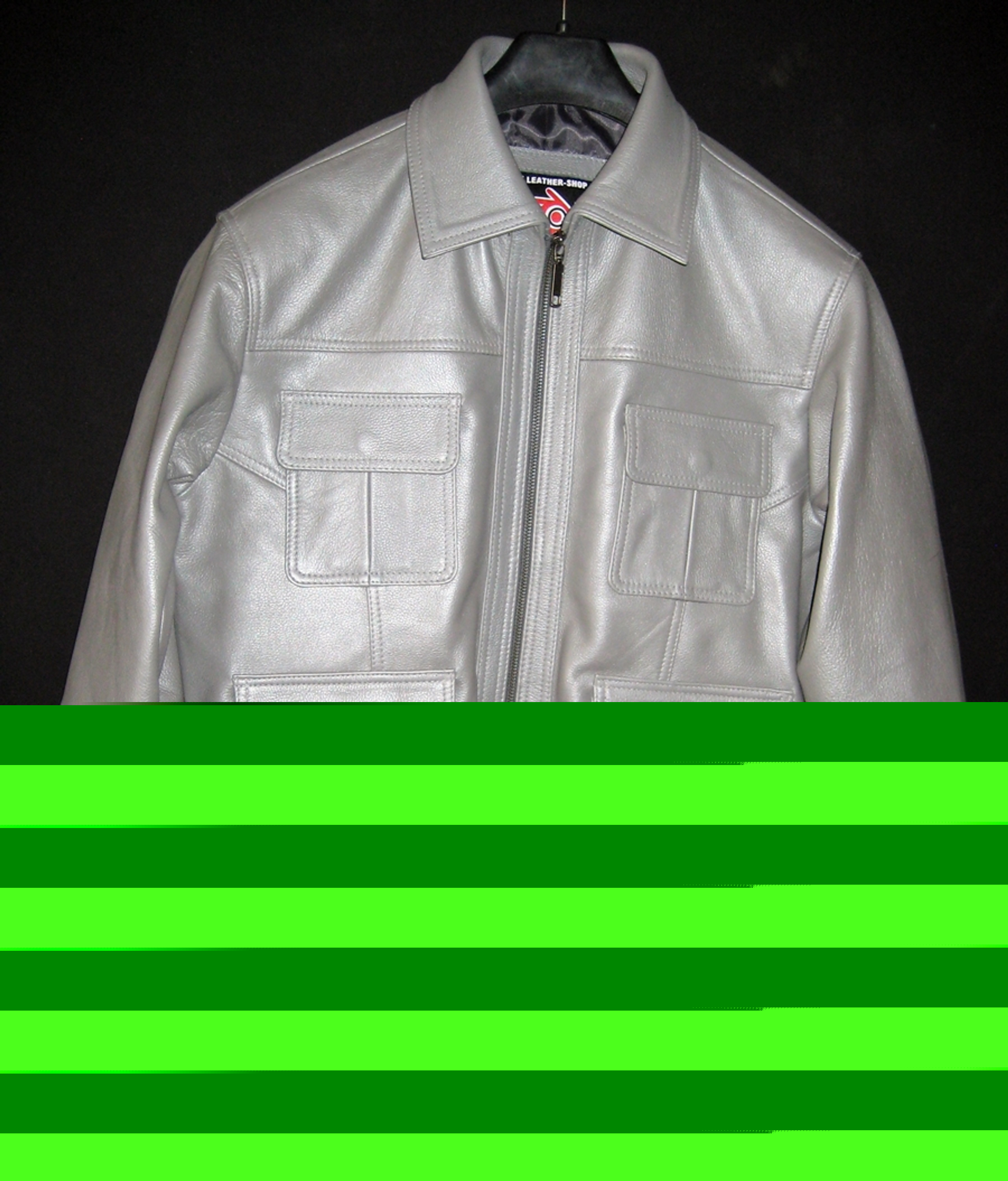 Leather Jacket Bomber Style MLJ0055B Custom-Made In 9 Colors