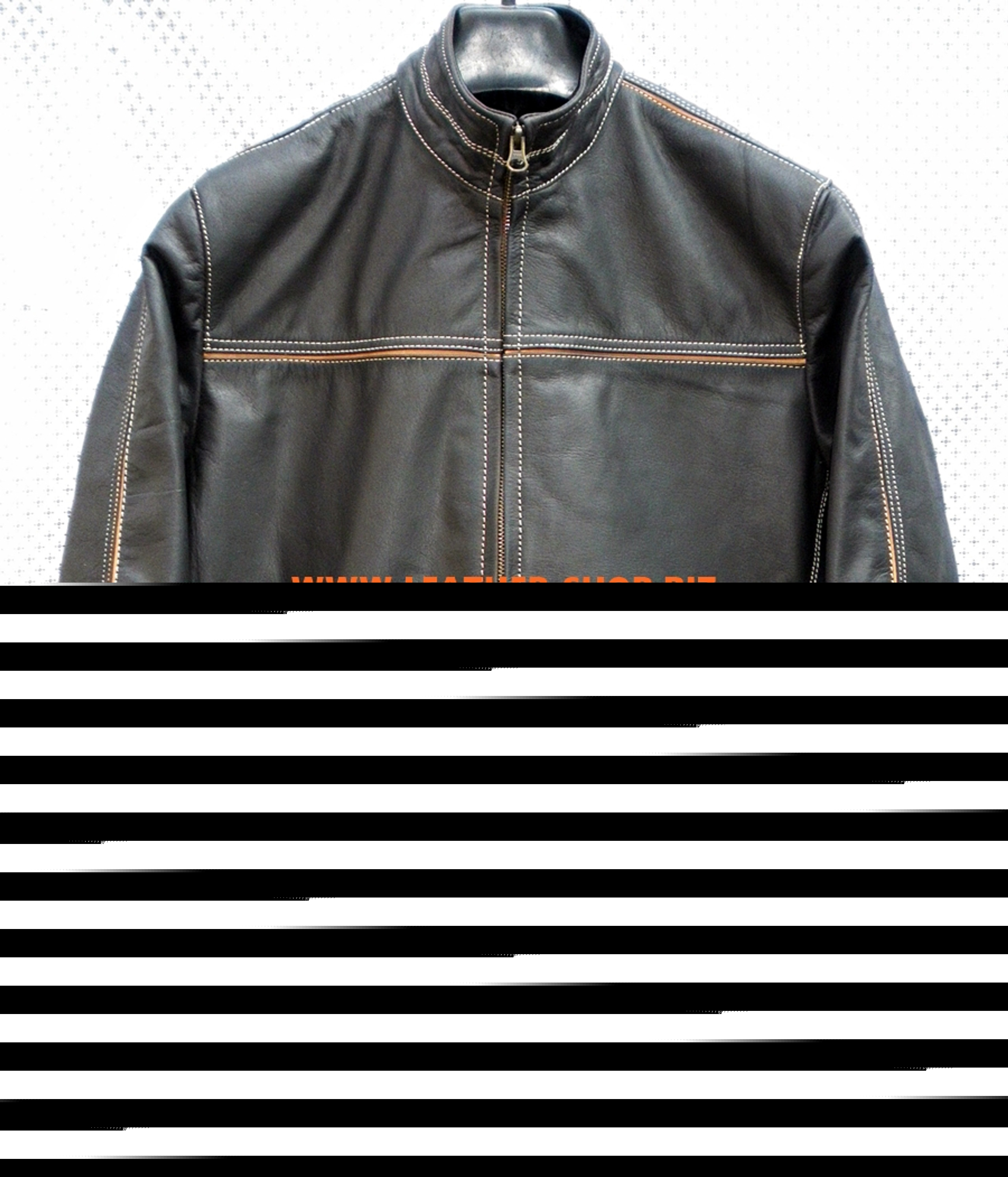 Leather Jacket Retro Style MLJ0097 Custom-Made In 9 Colors