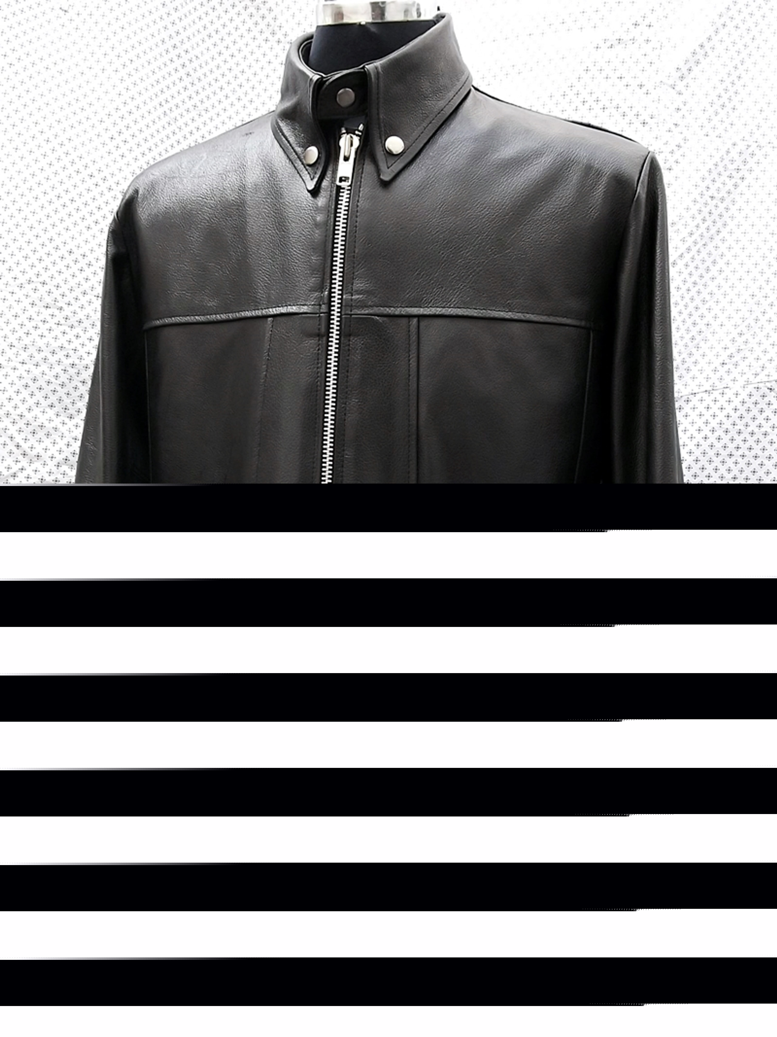 Leather Jacket Style MLJ135 Custom Made Available In 9 Colors