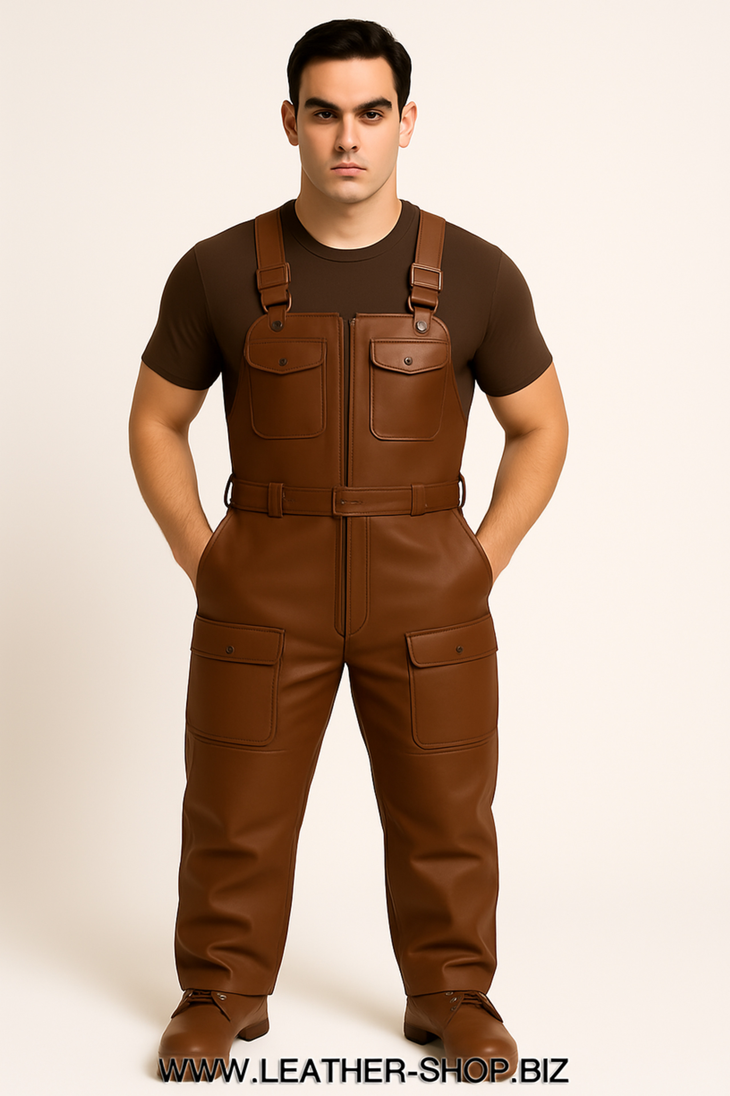 Leather Coveralls Custom Tailored Style MLP265 9 colors all sizes