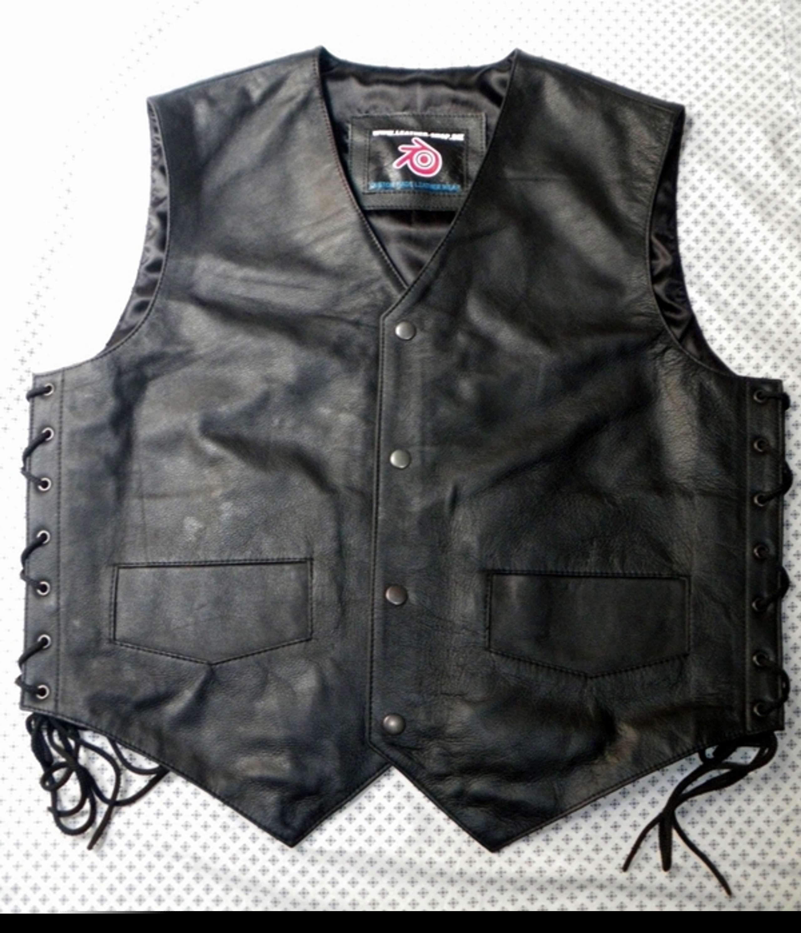 Mens Leather Vest Style MLV732 Custom-Made