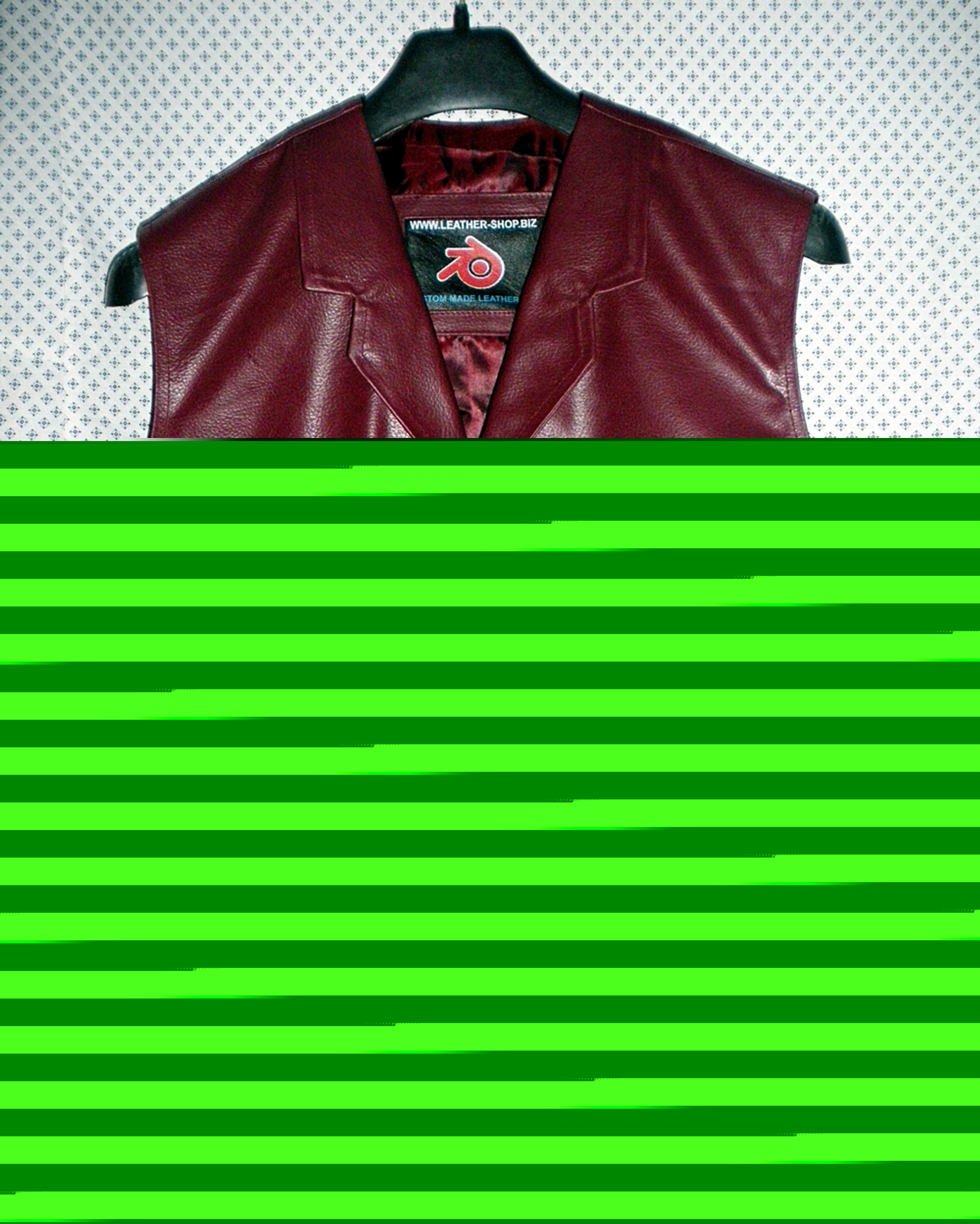 Leather Vest Western Style MLV86 9 Colors Available