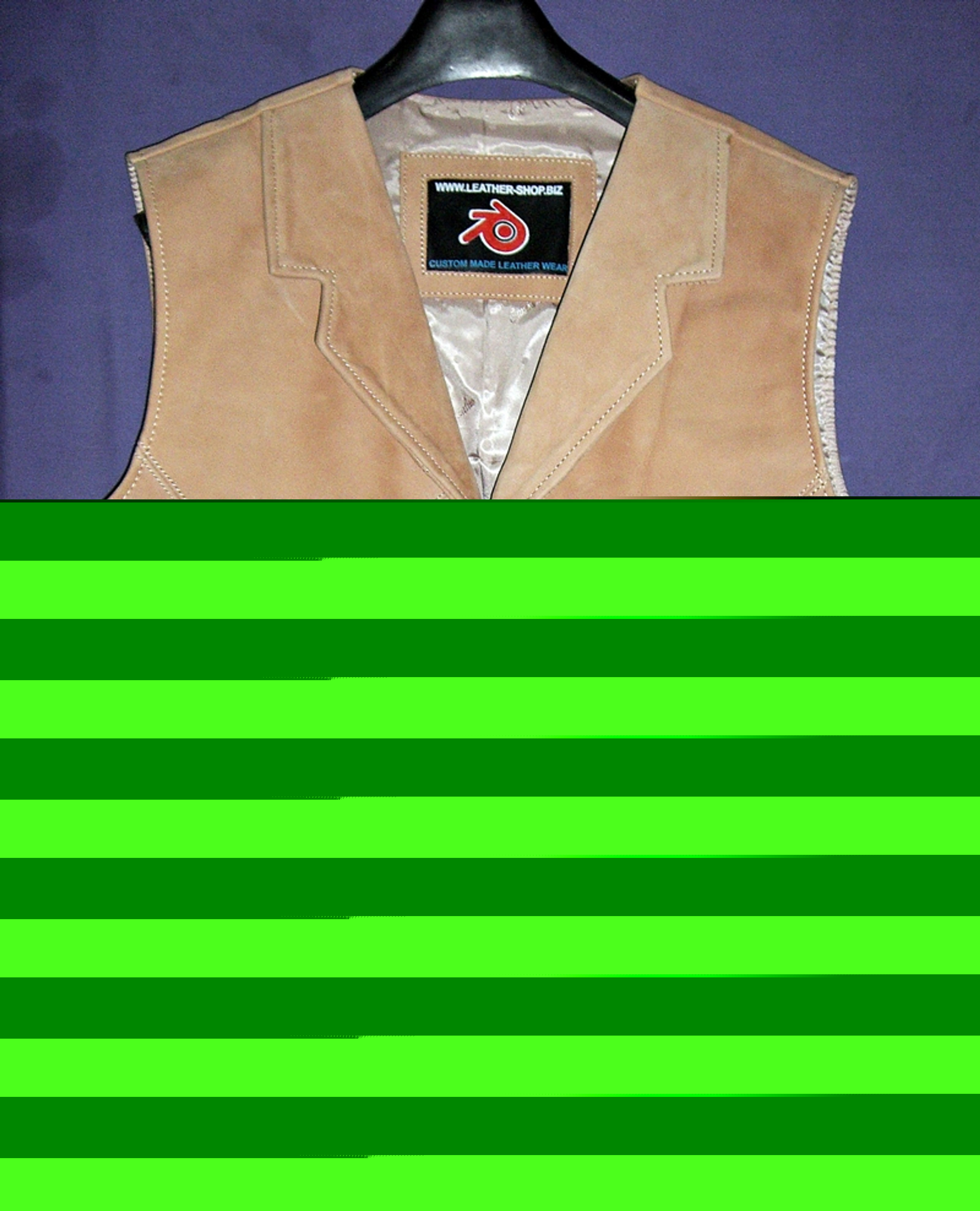 Mens Leather Vest Western Style MLV90 Custom Made