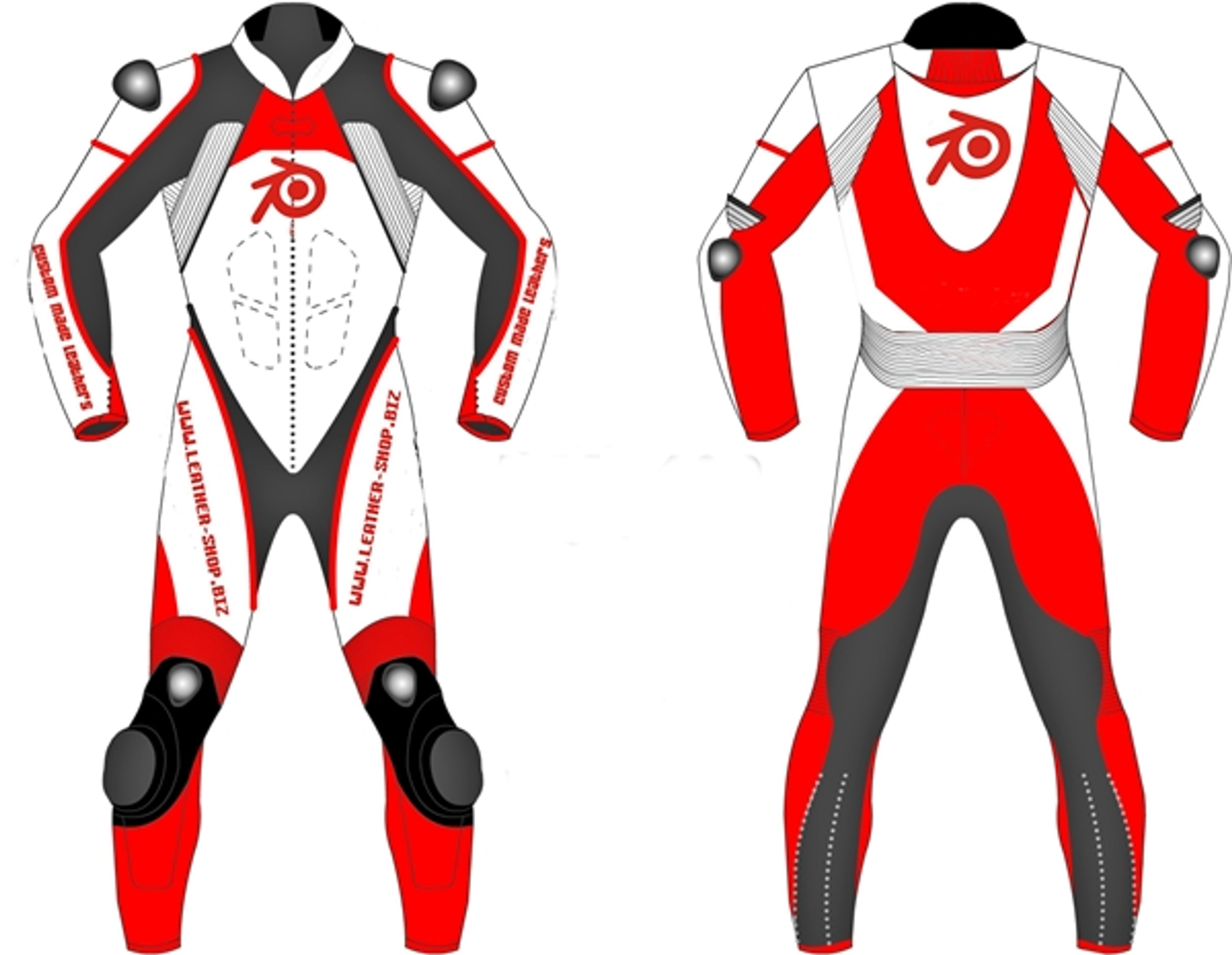 Leather racing suit custom-made style MS0020LS Perfect Suit Your Way