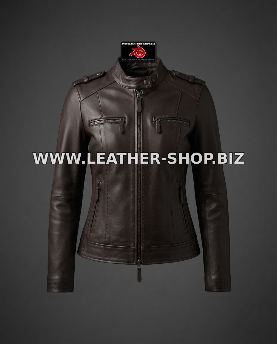 Custom Leather Jackets Motorcycle style LLJ007 Made In 9 Colors