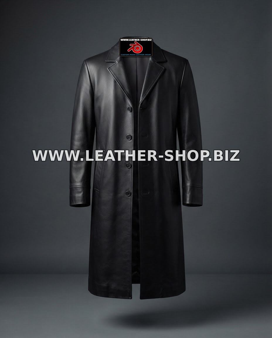 Leather Duster / trench coat style MTC550 custom-made all sizes